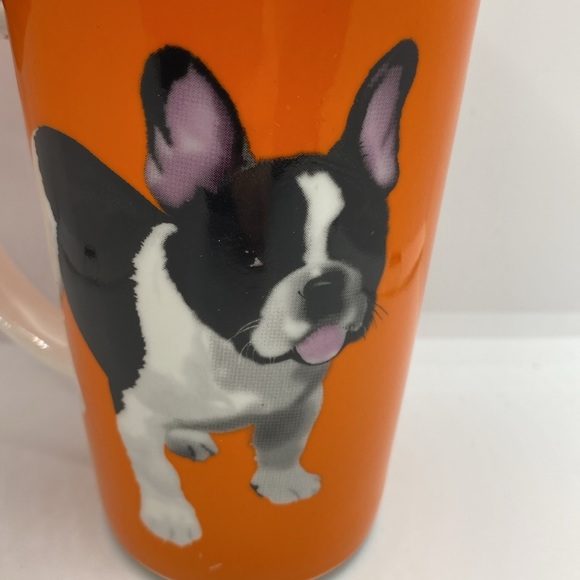 Maxwell & Williams Christopher Vine Paws Dog Puppy Mug Cup Orange - Picture 3 of 11